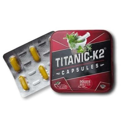 Titanic K2 Power Booster for Men Capsule 6's - Other Supplements