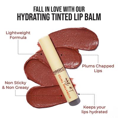 Insight Cosmetics Hydrating Tinted Lip Balm - Hazelnut 2.5 gm - Lip Balms