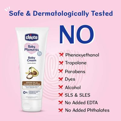 Chicco Baby Moments Baby Cream 100 ml - Creams, Lotions & Oils