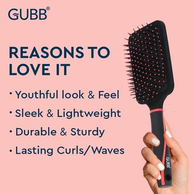 GUBB Paddle Hair Brush, Large - Vogue Range 180 gm - Hair Brushes