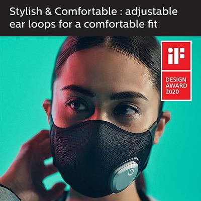 Philips Fresh Air Mask, Superior Breathing Comfort- MASK BLACK (ACM067/01) 1's - Face Mask