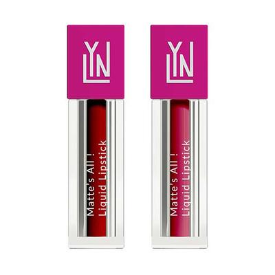 LYN Matte Liquid Lipstick Hot Date Combo 2 ml - Liquid Lipsticks