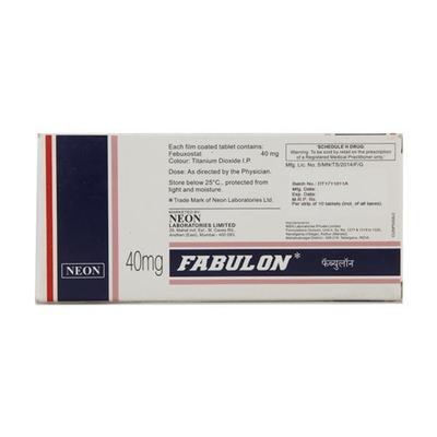 Fabulon 40mg Tablet 10'S - Gout