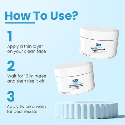 Fixderma Cosmetic Laboratories (FCL) Hydrating Face mask 100 gm - Masks & Peels