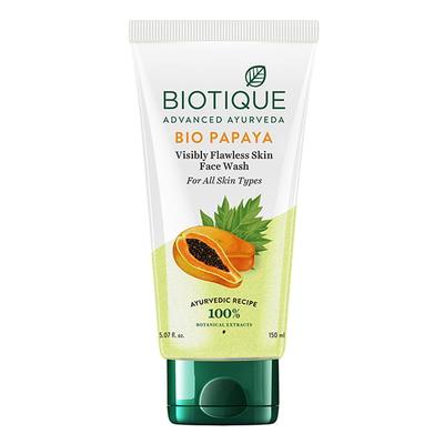 Biotique Bio Papaya Exfoliating Face Wash All Skin 150ml - Face Wash & Cleansers