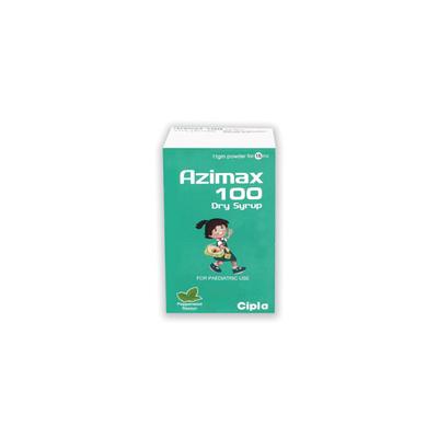 Azimax 100 Peppermint Flavour Dry Syrup 15ml - Bacterial Infections-Mac