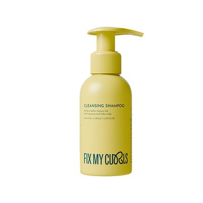 Fix My Curls Cleansing Shampoo for Curly, Wavy, Frizzy Hair Clarifying Shampoo with Anti-Dandruff, and Itchy Scalp Solution 100 ml - Dry Shampoos & Conditioners