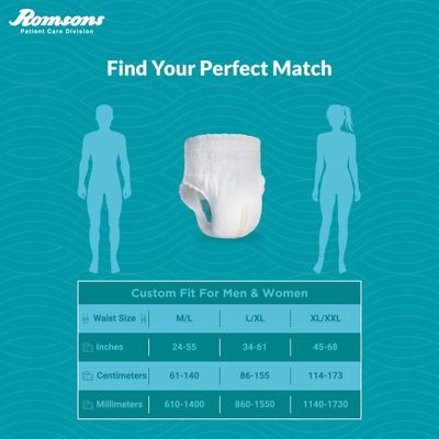 Dignity Premium Pull Up Adult Diapers (XL - XXL) (45 - 68 Inch) 10's - Adult Diapers & Pads