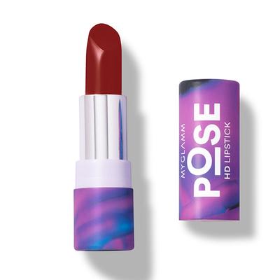 Myglamm Pose Hd Lipstick - Rich Rose 4 Gm - Lipsticks
