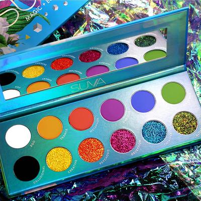 SUVA Beauty Pressed Pigment Palette - Magic + Ecstasy 12 gm - Face Palettes