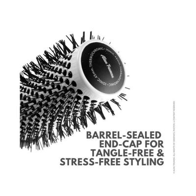 Alan Truman White Ceramic Blow-Drying Brush-Medium 0.25 ml - Hair Brushes