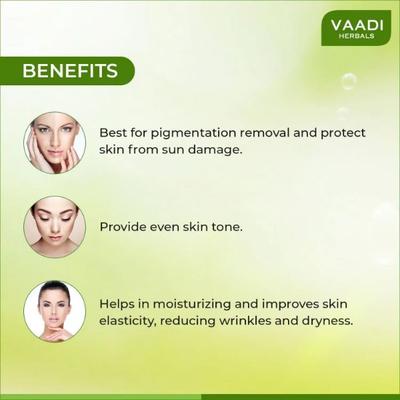 Vaadi Herbals Anti-Pigmentation Massage Cream - Lemongrass 50 gm - Face Creams