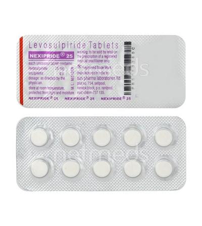 Nexipride 25mg Tablet 10'S - Ulcerative Colitis/Bowel Inflammatory Disease-GIT