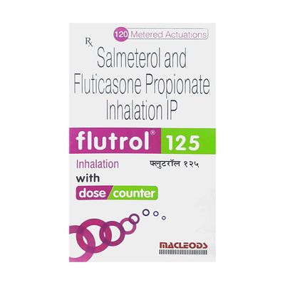 FLUTROL 125 WITH DOSE COUNTER Inhaler 120md - Asthma/COPD-Ast