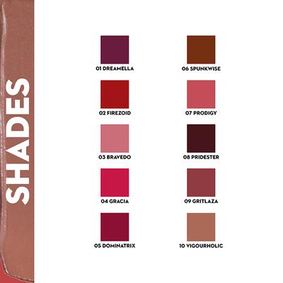 SUGAR Cosmetics X Wonder Woman 24 - Hr Lip Lacquer - 10 Vigourholic 3.5 ml - Lipsticks