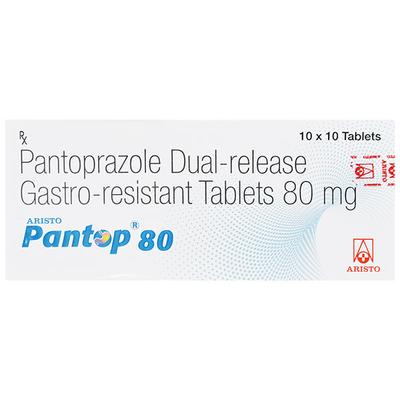 PANTOP 80 Tablet 10's - Ulcer/Reflux/Flatulence-Aaa