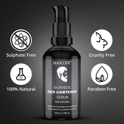 Mancode Ayurvedic Skin Lightening Serum 50 ml - Face Moisturizers