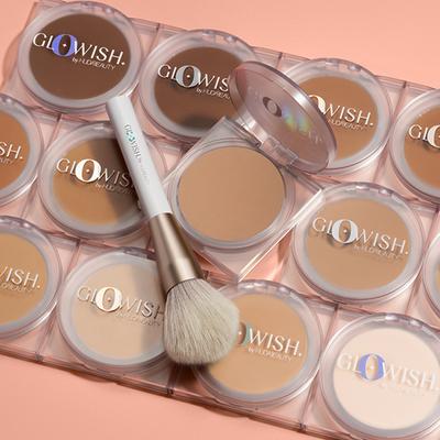 Huda Beauty Glowish Luminous Pressed Powder 02 Fair Light 10 gm - Loose Powder
