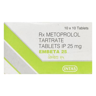 Embeta 25mg Tablet 10'S - Hypertension-Bet