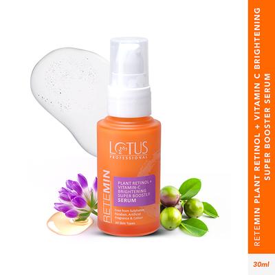 Lotus Professional Retemin Plant Retinol + Vitamin C Brightening Super Booster Serum 30 ml - Face Gels