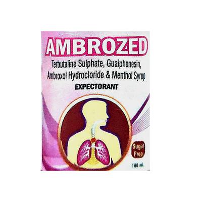 AMBROZED SUGAR FREE Expectorant 100ml - Cough And Cold-Cou