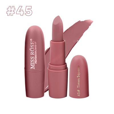 Miss Rose Matte Finish Bullet Lipstick Shade 45 TimeSquare 7301 - 026B 45 3.4 gm - Lipsticks