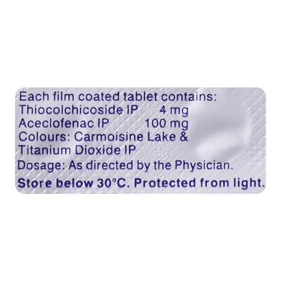 ENDEAVOUR'S MIOFREE A 4mg Tablet 10's - Pain relief-Nsa