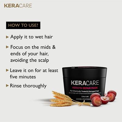 Godrej Professional Keracare Keratin Repair Mask 200 gm - Hair Masks & Packs