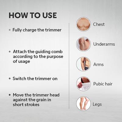 Zlade Ballistic Pro Full-Body Manscaping Trimmer with Ceramic Blades Waterproof 430 gm - Trimmers