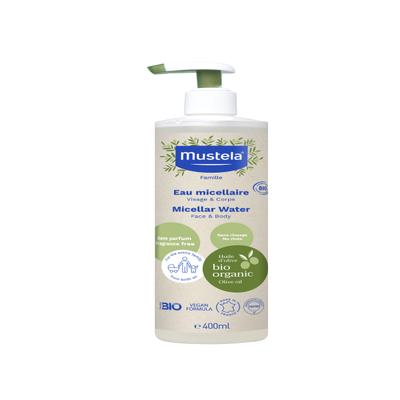 Mustela Micellar Water (Face&Body) 400 ml - Baby Body Wash
