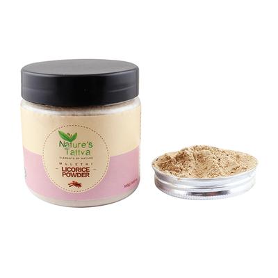 Nature's Tattva Mulethi Licorice Powder 100 gm (N) - Skin-Treatment