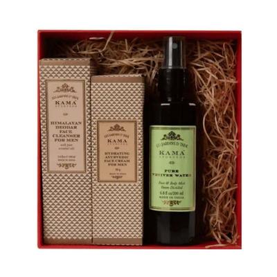 Kama Ayurveda Daily Face Care Regime For Men 500 gm - Facial Kits