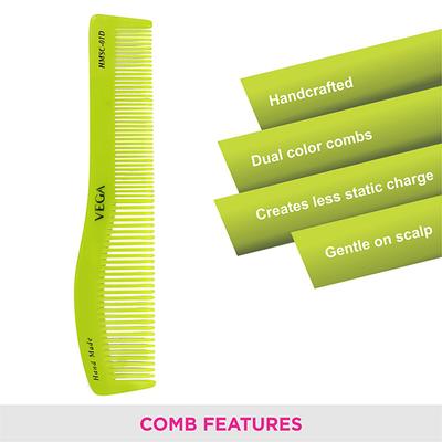 Vega Graduated Dressing Comb (HMSC - 01D) 46 gm - Hair Combs