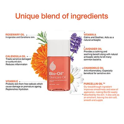 Bio-Oil Specialist Skincare Combo (200ml+60ml) Face & Body Oil Suitable for Acne Scar Removal Pigmentation Dark Spots & Stretch Marks 1's - Face Oils
