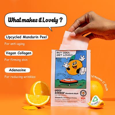 The Face Shop Ugly Lovely Mandarin Masksheet 23 ml - Sheet Masks