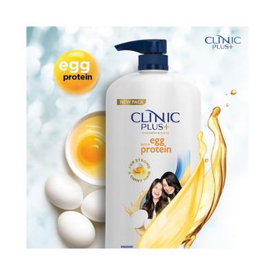 Clinic Plus Strength & Shine with Egg protein Shampoo For Hair Strengthening& Shine 1000 ml - Shampoos