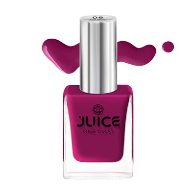 JUICE One Coat Long Lasting Quick Dry Chip Resistent Nail Polish PINK VELVET 8 11 ml - Nail Polish