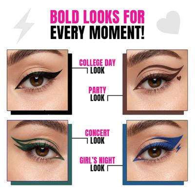 Elle 18 Eyedrama Kajal Bold Black 0.35 ml - Kajal & Kohls