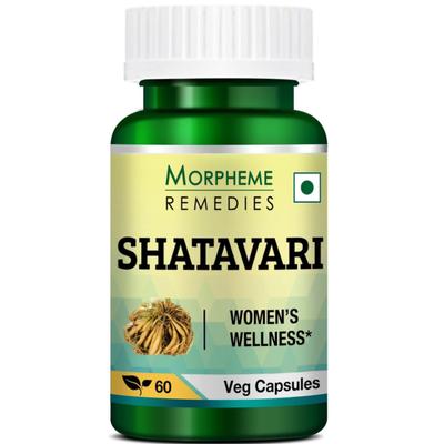 Morpheme Remedies Shatavari (Asparagus Racemous) 500mg Extract 60's - Women Health