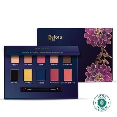 Belora Paris AM PM Collection Eyeshadows Palette For Smokey Eyes 1 gm - Eye Shadow Palettes