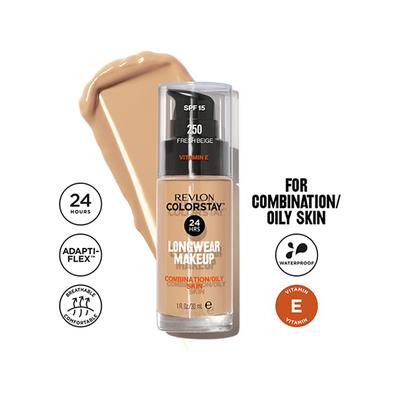 Revlon COLORSTAY LONG WEAR MAKE UP COMBINATION/OILY SPF 15 - FRESH BEIGE 30 ml - Foundation
