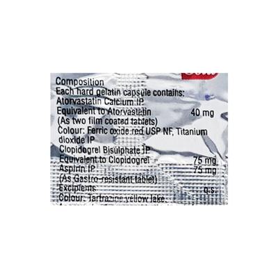 CLOPITAB CV GOLD 40 Capsule 10's - High Cholesterol-Dys