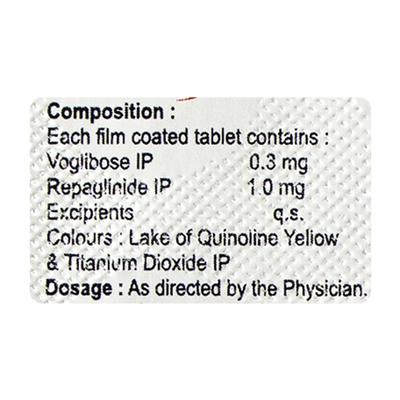 VOLIX R 0.3/1 Tablet 10's - Diabetes-Ant
