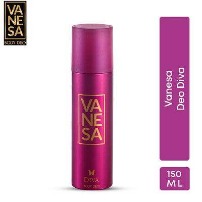 Vanesa Diva Deodorant Body Spray 150 ml - Women Deodorants/Roll-Ons