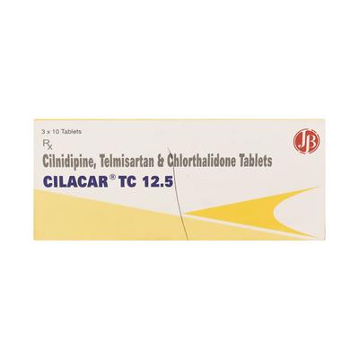 Cilacar TC 12.5mg Tablet 10'S - Hypertension-Ana