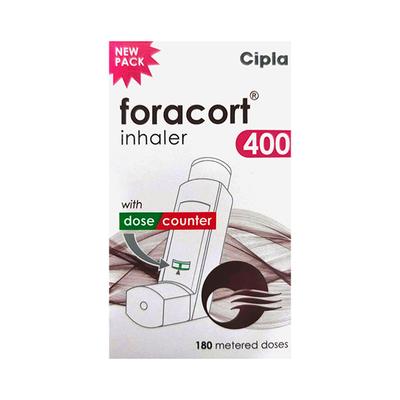 FORACORT 400 WITH DOSE COUNTER 180md Inhaler 10.8g - Asthma/COPD-Ast