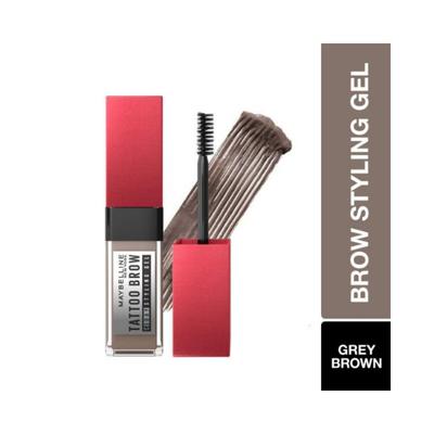 Maybelline Tattoo Brow 3 Day Styling Brow Gel Grey Brown Semi-Permanent Tinted Eyebrow Gel 6 ml - Eyebrow Pencils & Enhancers