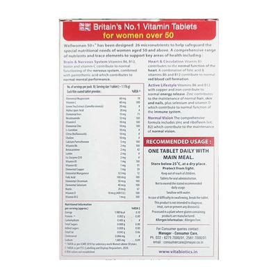 WELLWOMAN 50+ GLUTEN FREE Tablet 10's - Supplements-Vam