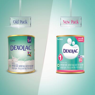 Dexolac Stage 1 (Upto 6 Months) Powder 200 gm -Tin - Baby And Infant Supplements