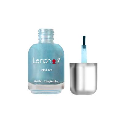 Lenphor Nail Tint Blue Pebbles 03 12 Ml - Nail Polish